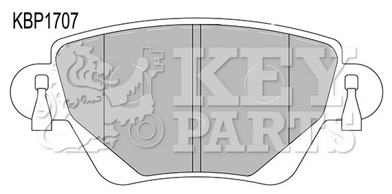 KEY PARTS Jarrupala, levyjarru KBP1707